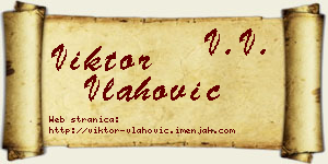 Viktor Vlahović vizit kartica